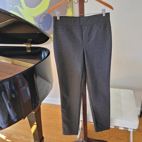 Joseph Ribkoff Grey Elastic Waist Pants US 10 - Picture 4 of 10
